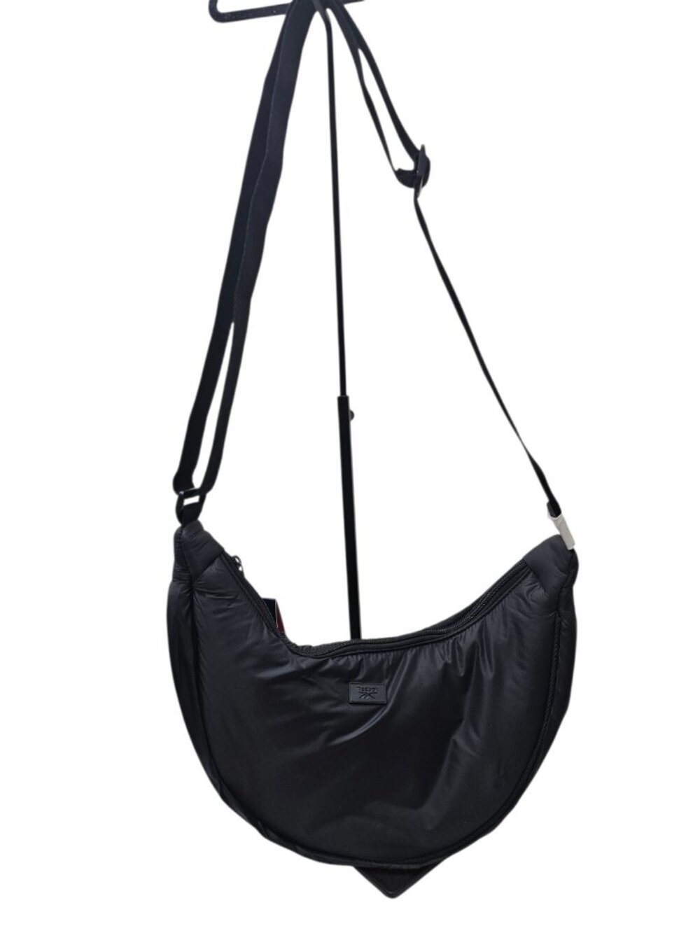 Adidas Analis Crossbody Puffy Bag Black Women's Sports Hiking NWT - Picture 3 of 10